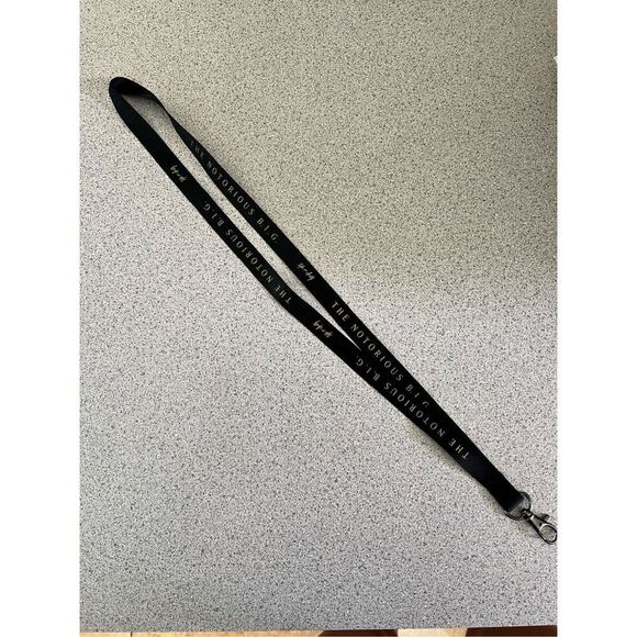 Official Notorious B.I.G. Biggie Smalls Life After Death Promo Lanyard Black New - Picture 1 of 4